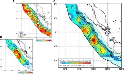 Study on earthquake and tsunami hazard: evaluating probabilistic seismic hazard function (PSHF) and potential tsunami height simulation in the coastal cities of Sumatra Island